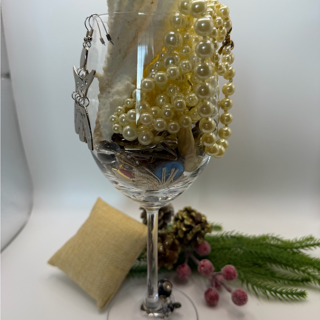 Wine Glass Full Of Fun Jewelry
